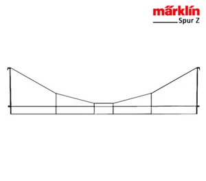 Märklin Z 8924 Querverbindung 123 mm, Neu, OVP - Bild 1 von 1
