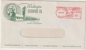 Tacoma Wash Permit Mail Illus Advt Washington Hardware Cover B6 - Picture 1 of 1