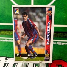 RIVALALDO 15 - FC BARCELONA - MUNDICROMO LEAGUE CHIPS 1998 1999 CARD