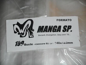 100 BUSTE WR "MANGA SPECIALE" 140x183 mm x Evangelion Berserk Jpop Flashbook - Picture 1 of 1