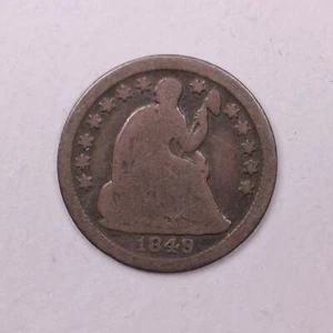 1849-O Seated Liberty Half Dime., VG Coin., Store Sale #18893 - Picture 1 of 2