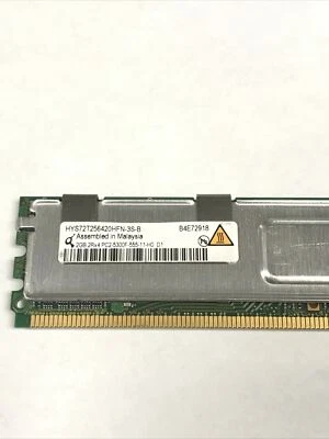 HYS72T256420HFN-3S-B 2GB 2Rx4 PC2-5300F-555-11-H0 DIMM - Image 1 of 2