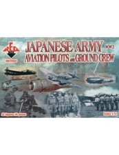 RedBox 1/72 -World War II Japanese Army Aviation Pilots and Ground Crew SPRUES