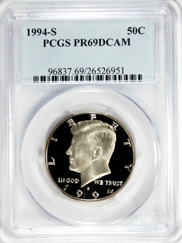 1994-S Kennedy Half Dollar PCGS PR 69 DCAM #GA3-51 Cover