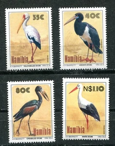 NAMIBIA 1994, BIRDS: STORKS OF ETOSHA, Scott 766-769, MNH - Picture 1 of 1