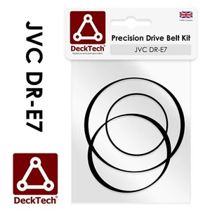 Cinturones de repuesto DeckTech™ para casete JVC DR-E7 DRE7 DR E7 - Imagen 1 de 3