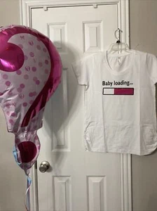 Camiseta Baby Loading Mujer (Maternidad) S. M, L. XL. Para bebé niña. - Imagen 1 de 3