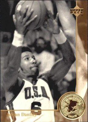 Adrian Dantley-USA-1994 Upper Deck USA #88-USAB Greats - Image 1 of 2