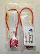 2 Red R15SC3 Gun Lock Cable with 2 Keys Each