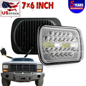 7X6" DOT HI-LO SEALED BEAM LED HEADLIGHT Fits FOR Ford F800 F700 F600 F-150 - Picture 1 of 10