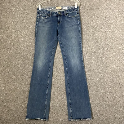 Paige Women's Size 28 Medium Wash Low Rise Benedict Canyon Bootcut Jeans - Image 1 of 4