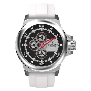 Orologio da Polso Multifunzione Uomo Timecode TC-1009-04 Bianco WR 100mt - Foto 1 di 1