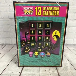 Funko Pop Pesadilla Antes de Navidad Calendario de Adviento 13 Días Luz Negra - Imagen 1 de 6