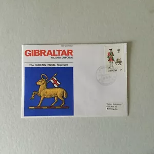 GB/Gibraltar 1970 The Queens Royal Regiment FDC (SS241) - Picture 1 of 1