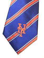 New York Mets Eagles Wings Men's Striped Necktie