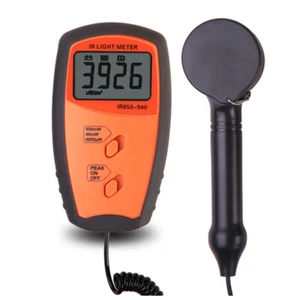 Probador de radiación de radiómetro IR para controles remotos infrarrojos LED IR de 850 nm 940 nm - Imagen 1 de 22