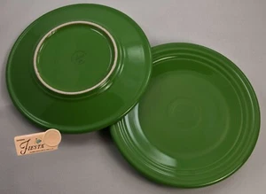 Lot of 2 FIESTA (2002-2021) 9” Shamrock Luncheon Plates (465324) - Picture 1 of 5