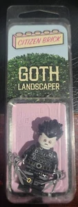 Citizen Brick NYCC 2024 Exclusive Goth Landscaper Custom Minifigu- VHTF - Picture 1 of 2