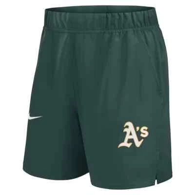 Pantalones Cortos Oakland Athletics Nike Woven Victory Performance Para Hombre 2024 MLB Dri-FIT Foto 1 de 3