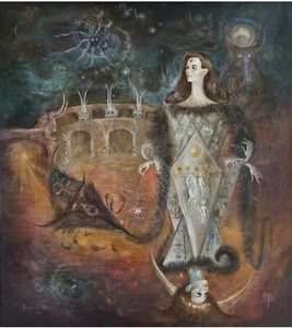 LEONORA CARRINGTON Poster or Canvas Print "Maja Del Tarrot" - Picture 1 of 1
