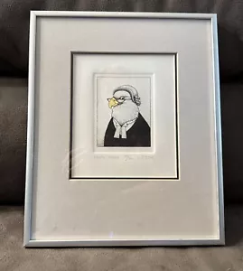 L (Lucius) DuBose Signed Print “Legal Eagle” 11”x9” Frame - Picture 1 of 2