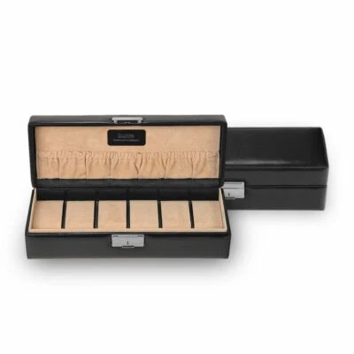 Sacher watch box for 6 watches, genuine leather, 2017.010443 - Image 1 of 3