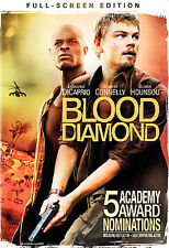Blood Diamond (DVD Full Frame) MOVIE DICAPRIO CONNELLY HOUNSOU SIERRA LEONE 