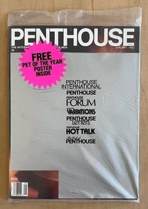 PENTHOUSE (January 1990) Men's Magazine New Sealed Stephanie Page Stacey Lynn - Picture 1 of 4