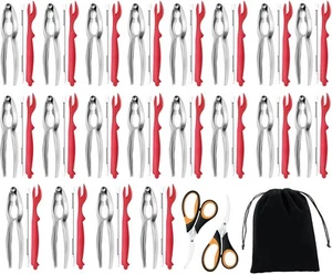 63 Pcs Seafood Tools Set, Crab Crackers and Tools, Lobster and... - Picture 1 of 8