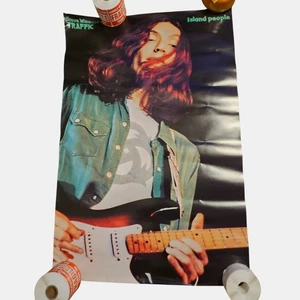 Steve Winwood Of Traffic Island People 20x30 Vintage 1970s Promo Poster - Picture 1 of 5