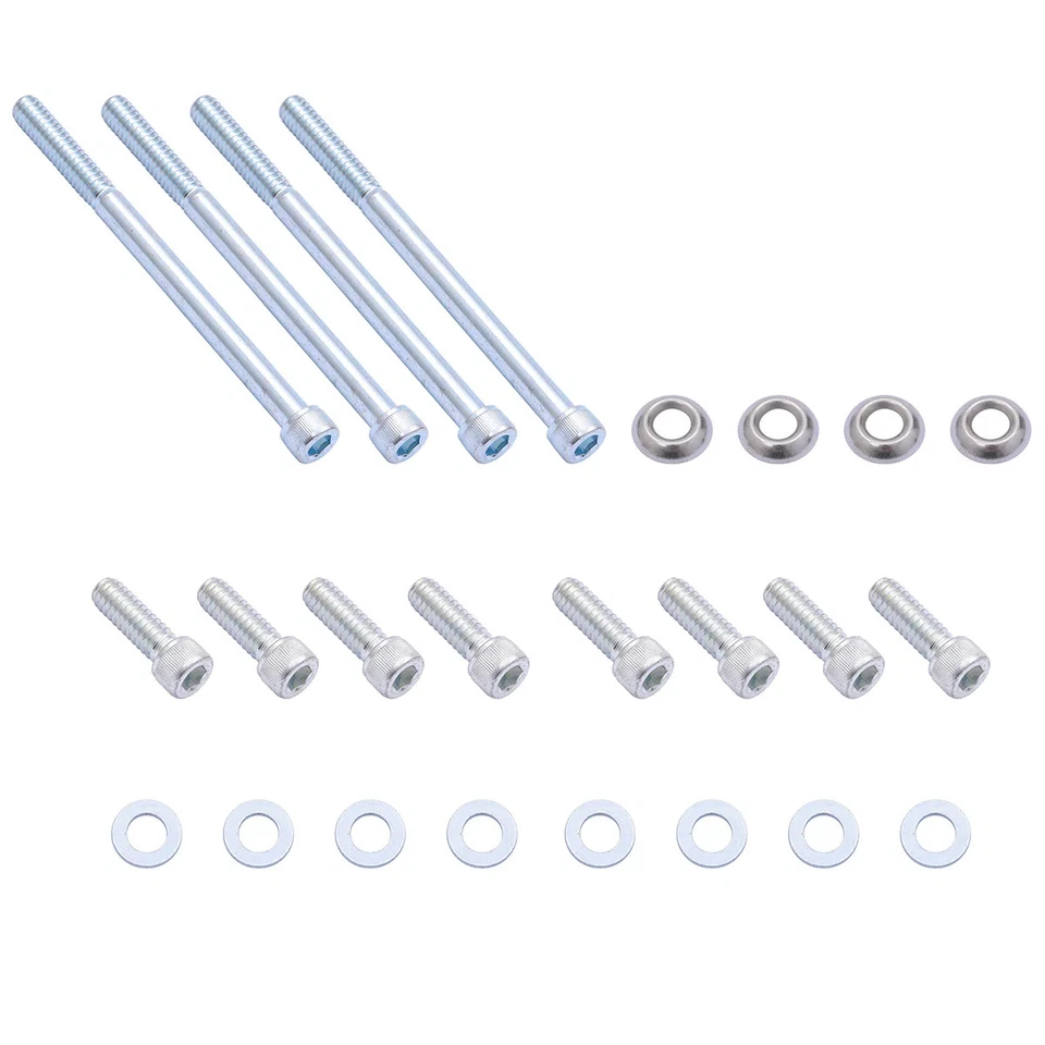 Holden Rocker Cover Bolt Kit Silver Zinc VN VG VQ VP VR VS VT V8 304 - BS1049 - Image 1 of 1