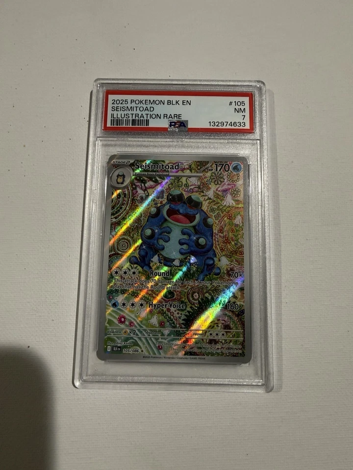Seismitoad 105/086 Sv: Black Bolt Holo - Image 1 of 1