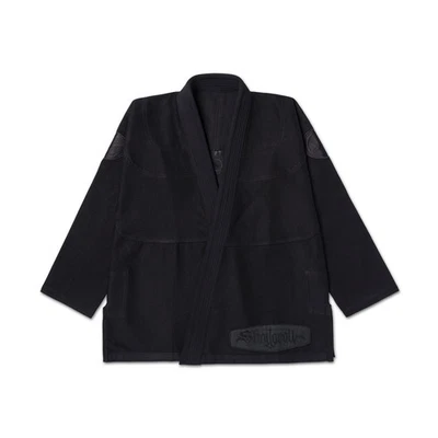 Shoyoroll Tribal (Negro) Jiu Jitsu Gi BJJ 450 GSM BJJ Kimono Competidor Foto 1 de 4