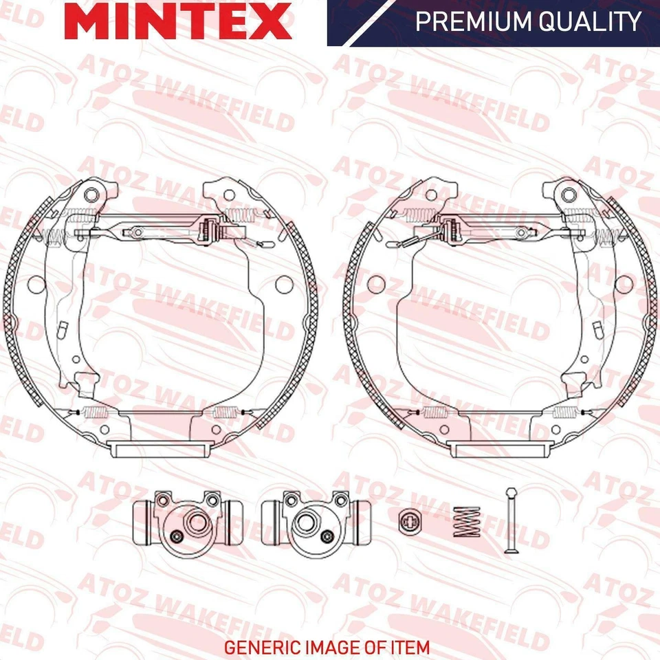 Für Peugeot 207 208 Hintere Bremsbacke Verstellung Radzylinder Mintex Set - Bild 1 von 1