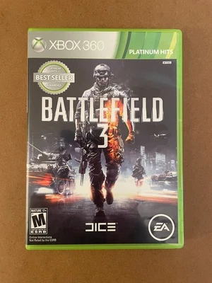 Battlefield 3 Platinum Hits - (Microsoft Xbox 360, 2011) - Very Good - CIB - Image 1 of 4