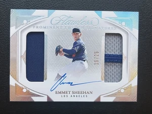 EMMET SHEEHAN 2024 PANINI MAKELLOS PROMINENT PATCH SIGNATUREN SILBER RC AUTO /25 - Bild 1 von 2