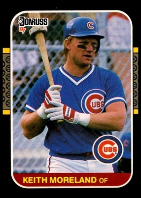 1987 Keith Moreland Donruss Baseball #169 Chicago Cubs - Image 1 of 2
