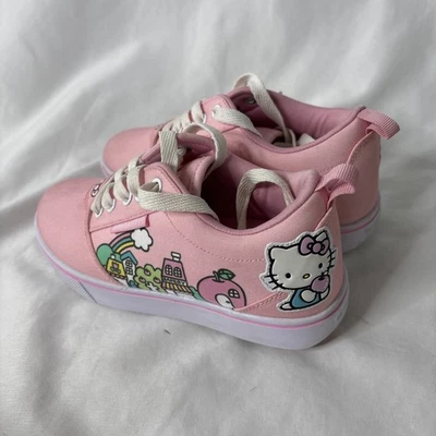 Tênis Heelys HELLO KITTY PRO 20 Rosa Juvenil Tamanho Juvenil 2 Sapatos de Rolo - Imagem 1 de 4