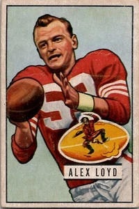 1951 Bowman ALEX LOYD San Francisco 49ers #31 VG+ Condition SET BREAK - Picture 1 of 2