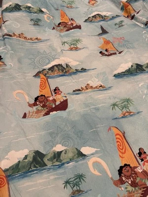 Disney Moana Pottery Barn Kids Organic Cotton Full/Queen Duvet Cover - Image 1 of 3