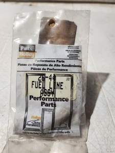 Holley 26-44 Fuel Fitting Adapter 90 Deg 1/2-20in Inverted Flare Hardline Brass - Bild 1 von 1