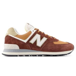 New Balance U574 uomo marrone sneaker camoscio mesh scarpe sportive U574MRR - Foto 1 di 7