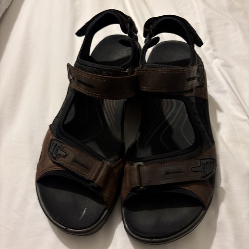 Ecco Sandali Uomo 44 10 Pelle Marrone Powered By Receptor Technology Outdoor