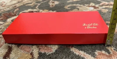 Marshall Field's & Christmas Vintage Red Gift Box  - Image 1 of 2