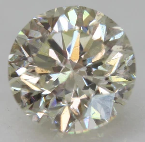 Diamante suelto natural brillante redondo mejorado certificado 1,04 quilates I VS2 6,3 mm - Imagen 1 de 4