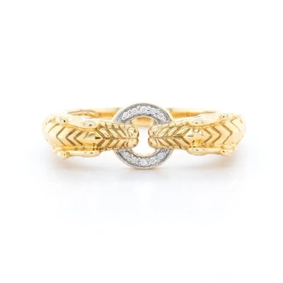 Anillo John Hardy Naga Cabeza de Dragón Leyendas Diamante Zafiro Oro 18k CAJA talla 11 Foto 1 de 4