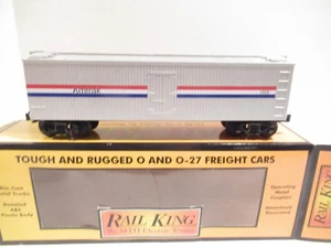 MTH TRAINS- RAILKING 30-7811 AMTRAK SEMI SCALE REEFER CAR - 0/027 - LN- S33 - Picture 1 of 5