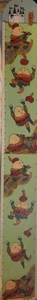 Vintage Humpty Dumpty Child Growth Wooden Chart foldable Wall Hanging- RARE - Picture 1 of 8