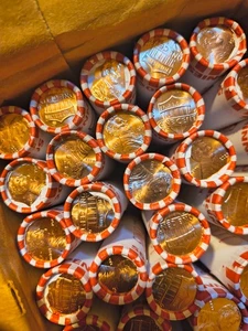 2025P PENNYS 50 ROTOLI TUTTI SPECIALI TELAI LAMINATI DA COME NUOVI ANCHE BANCHE ARROTOLATI MEGLIO - Foto 1 di 5