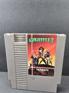 Gauntlet (NES, 1985) Tengen Gray Tested & Working Cartridge Only 3-Screw - Picture 1 of 3